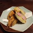 レンコンのジャガイモはさみ揚げ