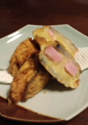 レンコンのジャガイモはさみ揚げ-レシピのメイン写真