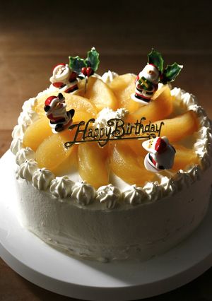 ■クリスマスケーキに＊リンゴのコンポート-レシピのメイン写真