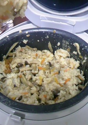 彩り★弁当～きのこの炊き込みごはん～-レシピのメイン写真