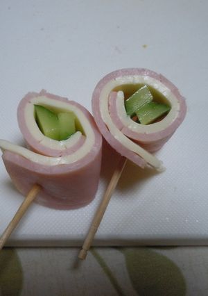 お弁当にクルリンハムチーズ-レシピのメイン写真