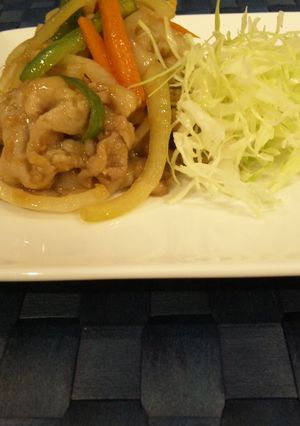 野菜たっぷり！生姜焼き ～豚薄切り肉で～-レシピのメイン写真