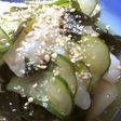わかめときゅうりの酢の物&ほたての刺身♪