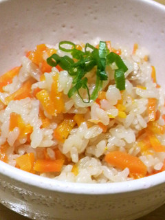 ちゃちゃっと簡単 ニンジン炊きこみご飯-レシピのメイン写真