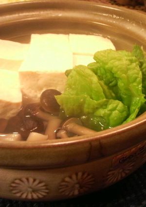 簡単！寒さにはコレ！湯豆腐であったまろ-レシピのメイン写真