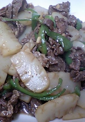 こんにゃく　ピーマン　牛肉の甘辛煮★-レシピのメイン写真