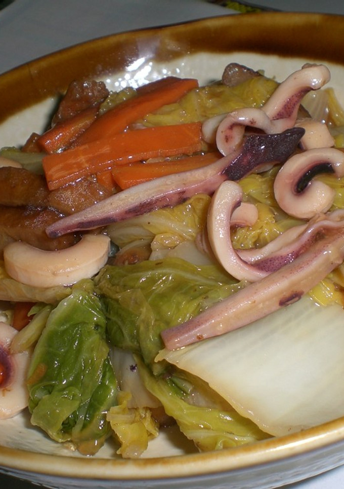 いかと白菜の炒め煮-レシピのメイン写真