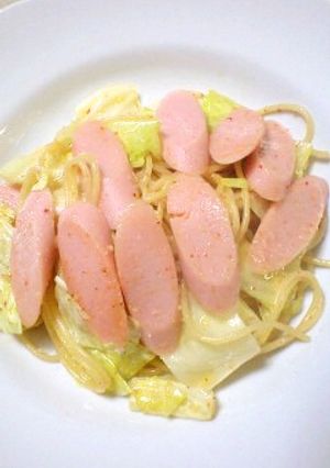 ニッスイお魚のソーセージでペペロンチーノ-レシピのメイン写真