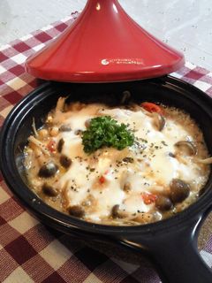 ★タジンできのことトマトのチーズ蒸し★-レシピのメイン写真
