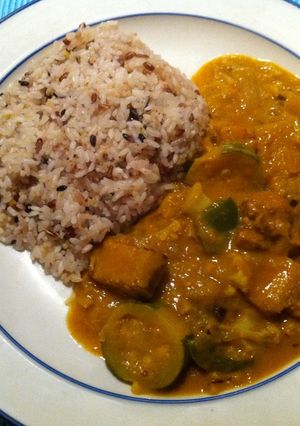 家族でちょっとエスニックなココナツカレー-レシピのメイン写真