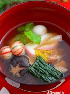 ✿三つ葉と柚子の香りかほる♬お雑煮✿-レシピのメイン写真