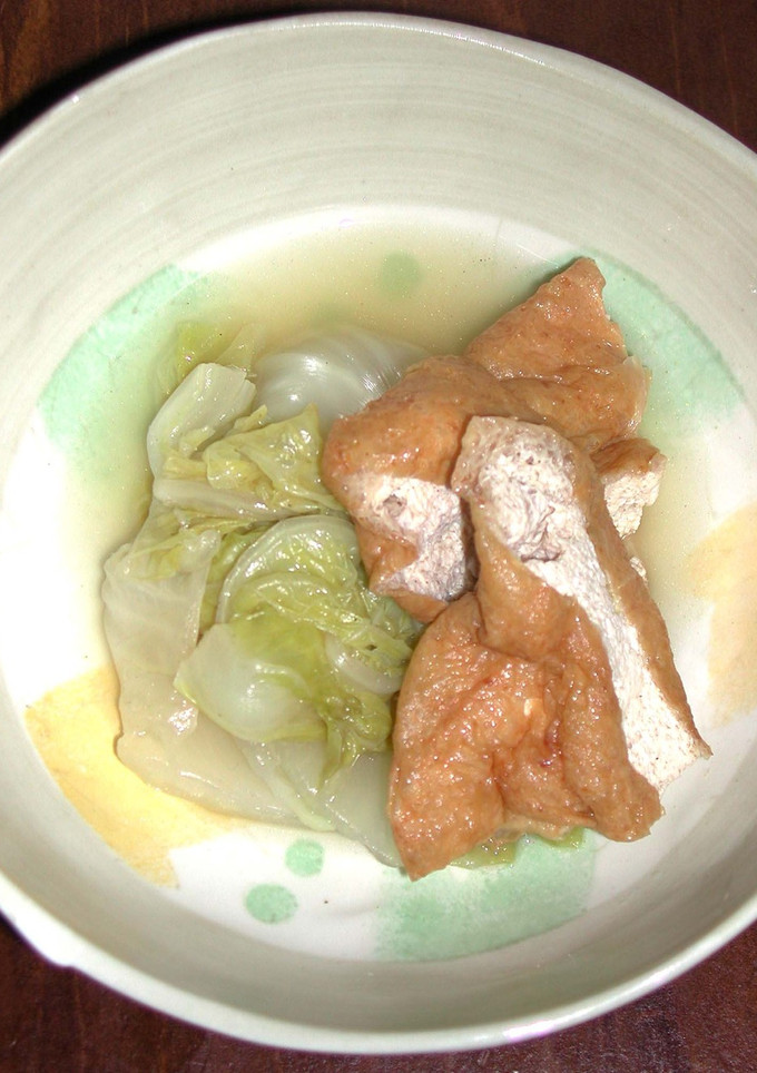白菜とお揚げの煮物-レシピのメイン写真