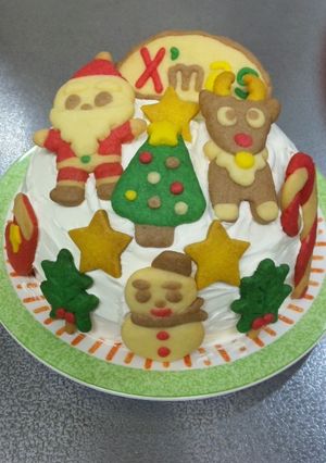 クリスマスに☆デコケーキ☆-レシピのメイン写真