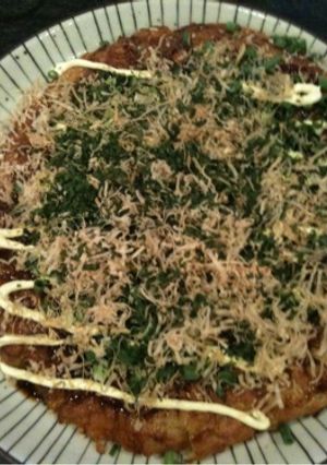 ヘルシーキムチ納豆のもっちりお好み焼き-レシピのメイン写真