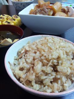 簡単☆なめたけで炊き込みご飯-レシピのメイン写真