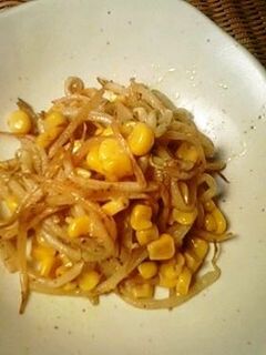 カレー風味のもやし炒め-レシピのメイン写真