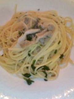 春菊の和風パスタ-レシピのメイン写真