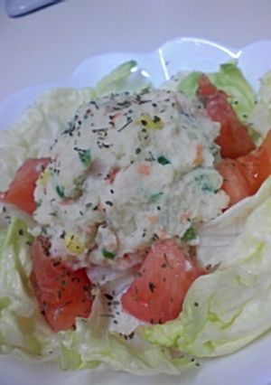 元気の源★生野菜の甘口ポテトサラダ！-レシピのメイン写真