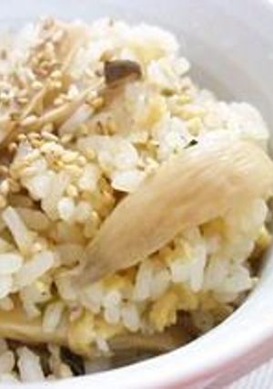 エリンギで松茸風味の炊き込み飯-レシピのメイン写真