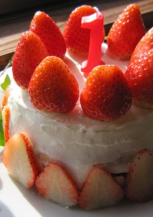 ☆☆　１歳の誕生日　離乳食　ケーキ　☆☆-レシピのメイン写真