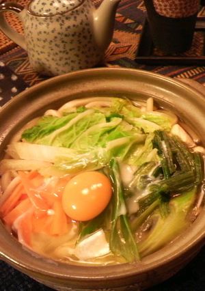 簡単！鍋焼きうどんであったまろ-レシピのメイン写真
