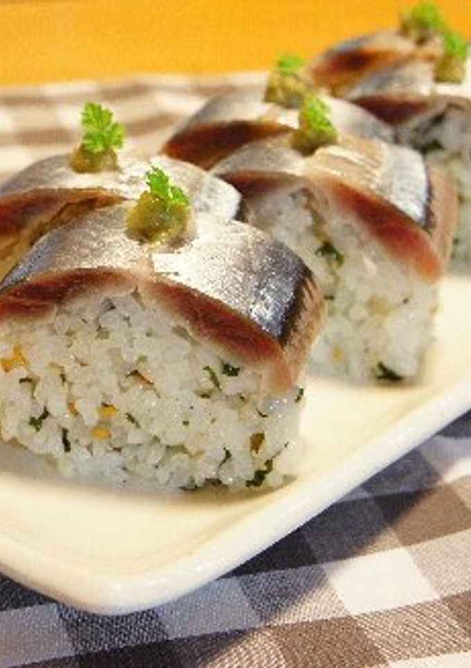秋刀魚の棒寿司-レシピのメイン写真