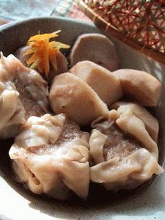 焼売と里芋の煮物。-レシピのメイン写真