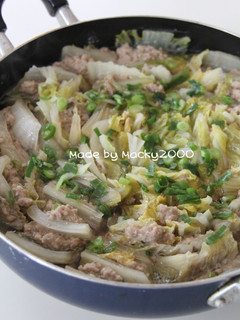 白菜&豚挽き肉のミルフィーユ鍋♪-レシピのメイン写真