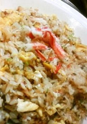 市販品応用・かにチャーハン-レシピのメイン写真