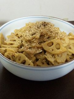 れんこんのきんぴら-レシピのメイン写真