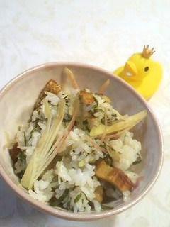 穴子ご飯✿第2弾は大葉と茗荷で♪-レシピのメイン写真