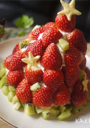 クリスマスに♪苺ツリーケーキの作り方-レシピのメイン写真