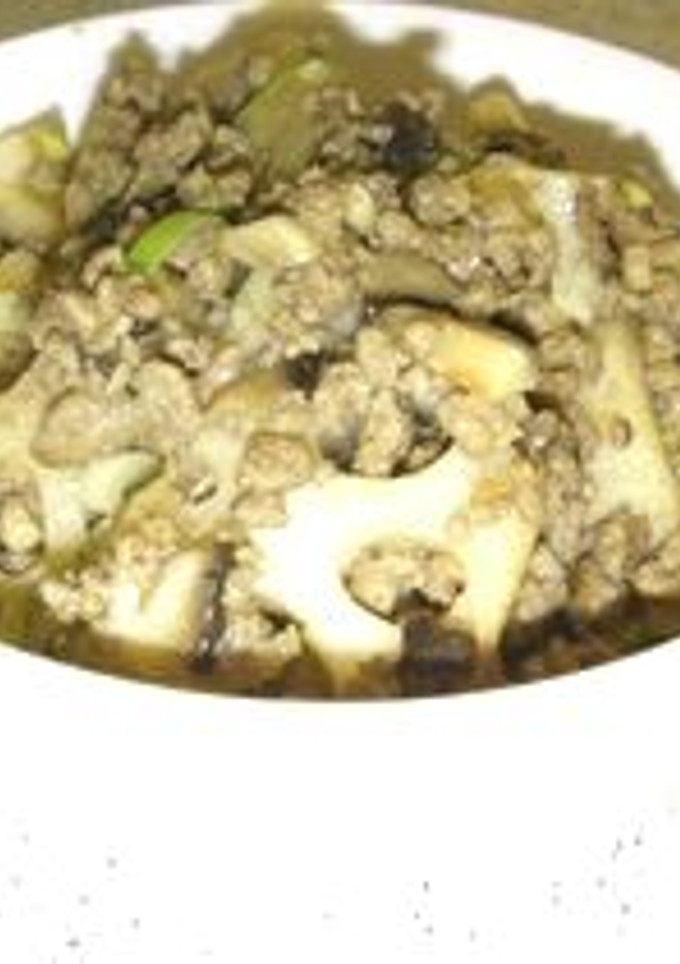 ご飯がすすむ♥れんこんとひき肉の炒め煮-レシピのメイン写真