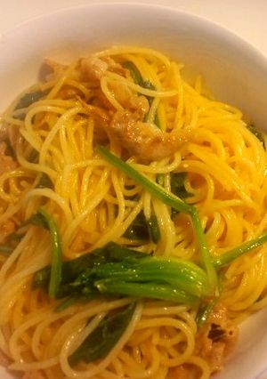 豚肉とほうれん草の醤油マヨパスタ-レシピのメイン写真