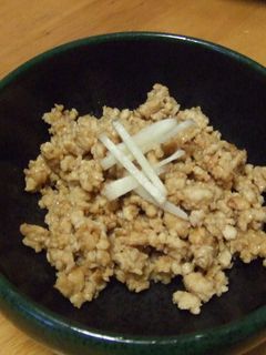 鶏挽き肉の味噌そぼろ煮~-レシピのメイン写真