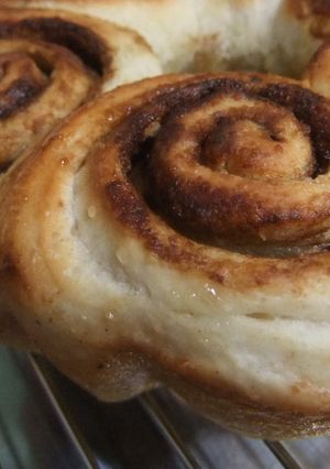 ゴパン無しでも！米からシナモンロール-レシピのメイン写真
