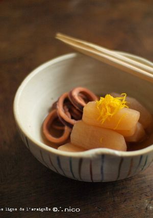 ウチの定番・イカ大根(柚子たっぷり)。-レシピのメイン写真