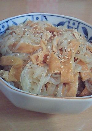 スッゴク簡単！白滝＆おいなり簡単おかず♪-レシピのメイン写真