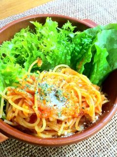 シンプル簡単!!トマトスパゲティ★-レシピのメイン写真