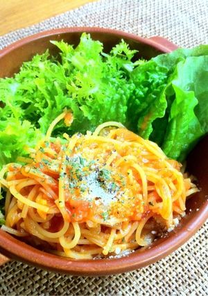 シンプル簡単!!トマトスパゲティ★-レシピのメイン写真
