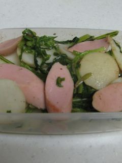 お魚ソーセージとカブの炒め☆-レシピのメイン写真