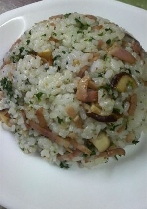 栄養満点！パセリ炒飯-レシピのメイン写真