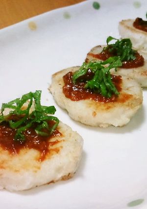 さといものにんにく味噌のせ-レシピのメイン写真