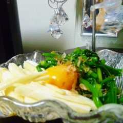 รูปของ ◎長芋とほうれん草の黄味和え◎