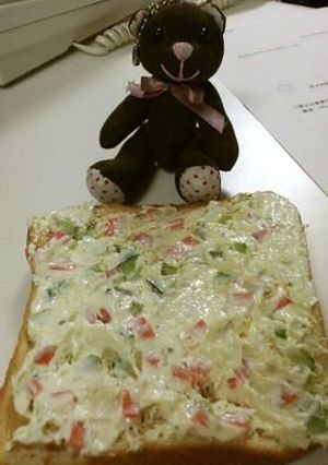 クリームチーズ☆ベジベジ☆トースト-レシピのメイン写真