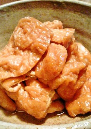 多摩田舎の味〜お揚げの甘煮-レシピのメイン写真
