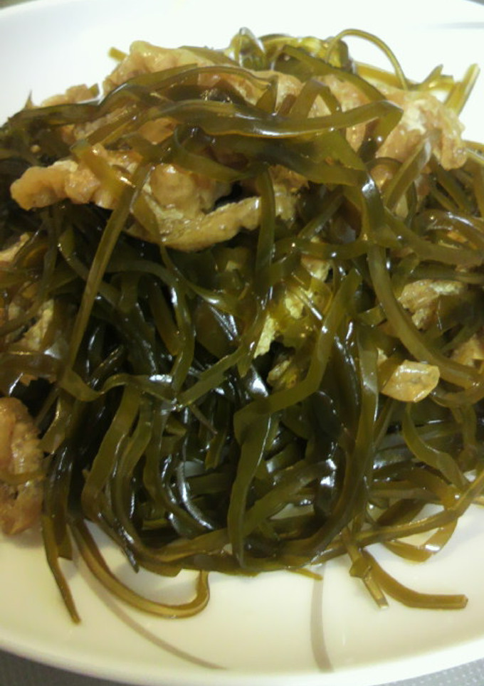 ＊すぐ出来！切りこんぶとあげのさっと煮＊-レシピのメイン写真