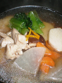 シンプル 鶏のお雑煮 (関東風)-レシピのメイン写真