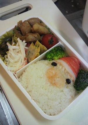 クリスマス☆サンタさん初心者キャラ弁!!-レシピのメイン写真