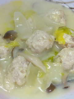 ★鶏だんごと白菜のミルク煮-レシピのメイン写真